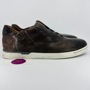 Kizik Men's New York Brown Leather Hands Free Slip On Casual Sneakers Size 13